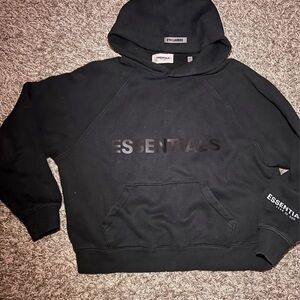 Essentials Black Hoodie